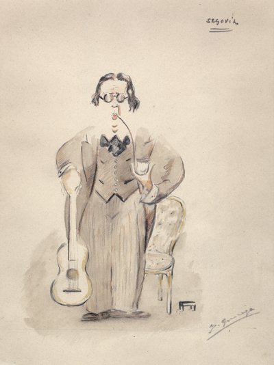 Segovia, España, c.1925 (boceto) de Unbekannter Künstler