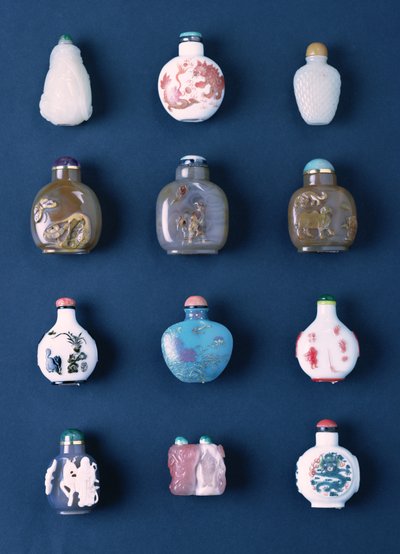 Selección de botellas de rapé orientales de Unbekannt