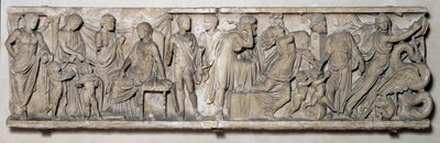 Lado de un sarcófago que representa la leyenda de Medea de Unbekannt