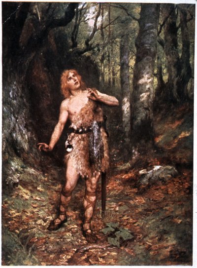 Siegfried (Der Ring des Nibelungen), principios del siglo XX (tarjeta postal) de Unbekannter Künstler