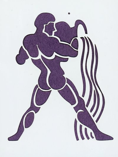 Signo del Zodiaco: Acuario (Signo astrológico: aquarius) Colección privada de Unbekannter Künstler
