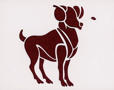 Signo del zodíaco: el Belier (Signo astrológico: aries) Colección particular de Unbekannter Künstler