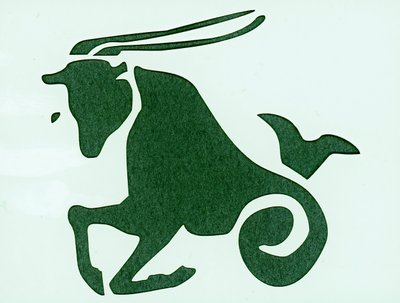 Signo del zodíaco: el capricornio (Signo astrológico: capricornio) Colección particular de Unbekannter Künstler
