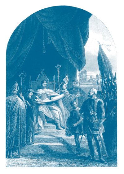 Firma de la Carta Magna de Unbekannter Künstler