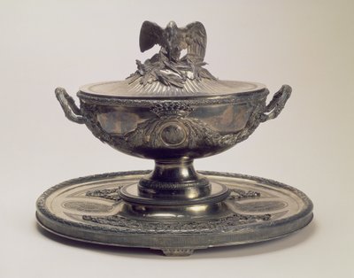 Sopera de plata y soporte del Servicio Saltykov, por Robert Joseph Auguste (1725-1805), París de Unbekannt