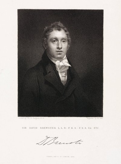 Sir David Brewster, físico escocés de Unbekannt