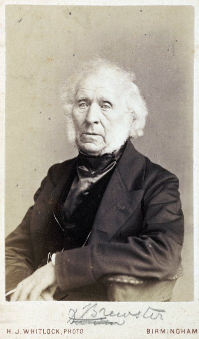 Sir David Brewster, físico escocés, c 1860 de Unbekannt
