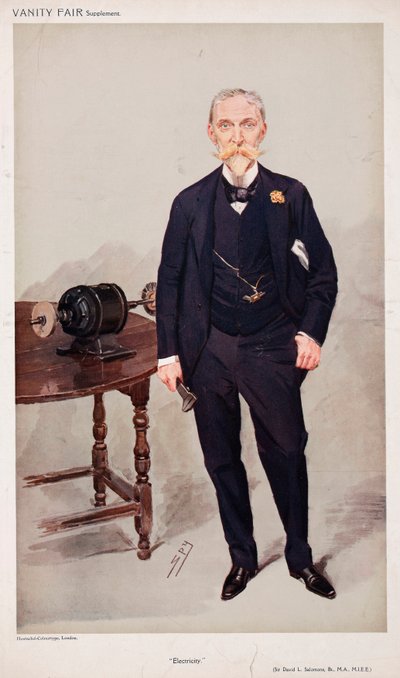 Sir David Salomons, pionero del automovilismo inglés de Unbekannt