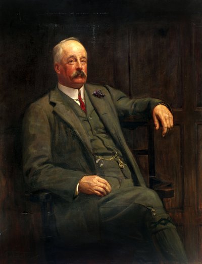 Sir Frederick Harrison, director general de LNWR, a principios del siglo XX de Unbekannter Künstler