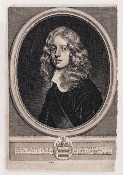 Sir Samuel Morland, diplomático, matemático e inventor inglés, c 1660 de Unbekannt