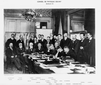 Conferencia Solvay, Bruselas de Unbekannt