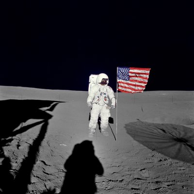 Caminata espacial de Edgar Mitchell en la misión Apollo 14 de Unbekannt