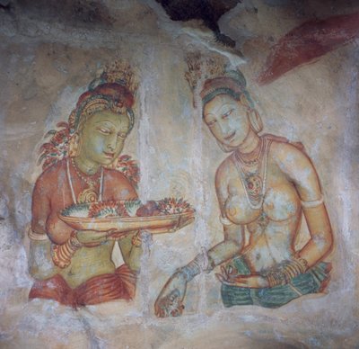 Sri Lanka, Frescos de la Fortaleza de Roca que datan del siglo V, Sigiriya (Lista del Patrimonio Mundial de la UNESCO) de Nicolas d