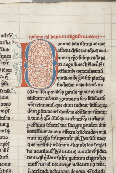 Opera de San Agustín de Hipona, Fol 18 recto (detalle), c.1200 de Unbekannt