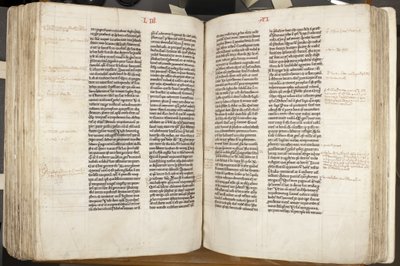 Opera de San Agustín de Hipona, Fol 243 verso 244 recto, c.1200 de Unbekannt