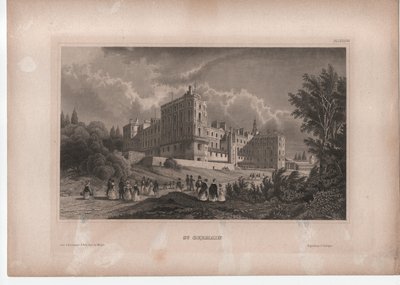 Castillo de St. Germain, cerca de París de Unbekannter Künstler