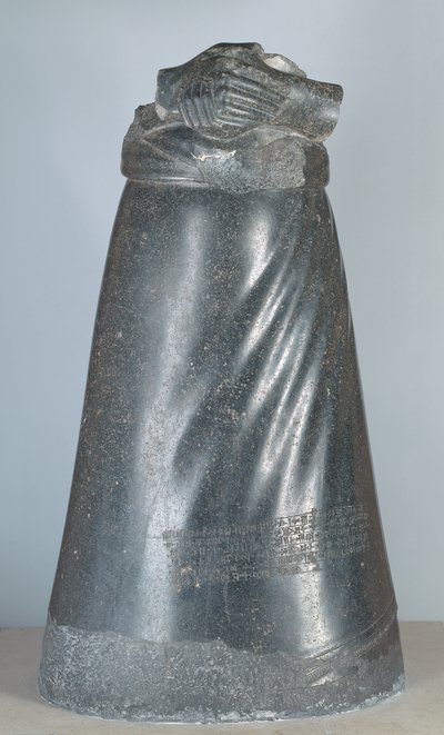 Estatua de Manishtusu, rey de Akkad, período acadio, c.2250 a.C. (diorita) de Unbekannt