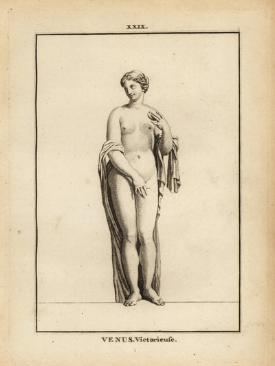 Estatua de Venus Victrix, diosa romana del amor, la belleza, el sexo y la fertilidad de Unbekannt