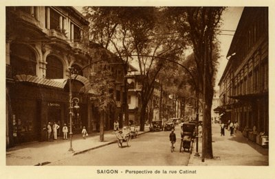 Vista callejera de Saigón de Unbekannter Künstler
