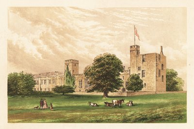 Castillo de Sudeley,1880 (grabado) de Unbekannter Künstler