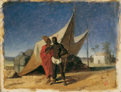 Escena en el norte de África de Unbekannter Künstler