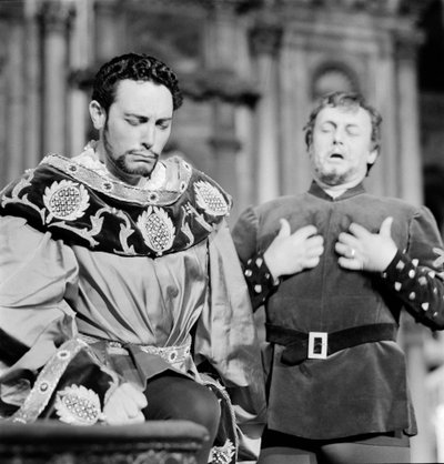 Teatro La Fenice: Otello - los cantantes de ópera Mario Del Monaco - Palazzo Ducal - Venecia - 1960 de Unbekannt