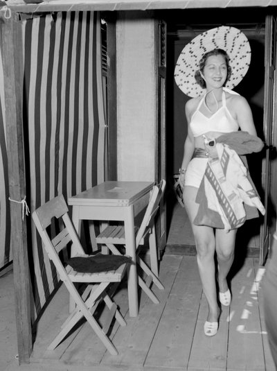 La actriz Maria Montez en el Festival Internacional de Cine de Venecia - 1950 de Unbekannt