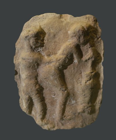 Tableta que Representa el Coito. Mesopotamia, c.2000-1600 a.C. de Unbekannt