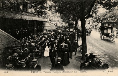 Taverne Pousset, Boulevard des Italiens, París de Unbekannter Künstler