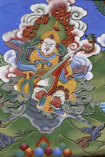 Templo de los Mil Budas. Congregación Dashang Kagyu Ling. Guardián del templo, La Boulaye, Francia de Unbekannt