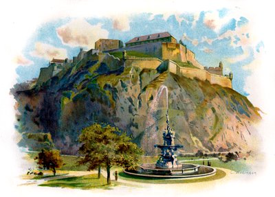 The Castle Rock, Edimburgo de Unbekannter Künstler
