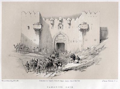 La Puerta de Damasco a de Unbekannter Künstler