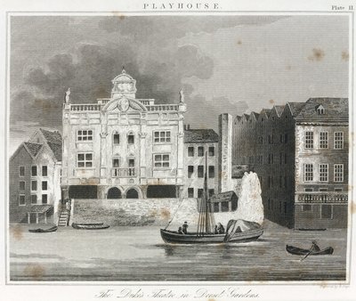 El Teatro del Duque, en Dorset Gardens, Londres, c.1820 de Unbekannt