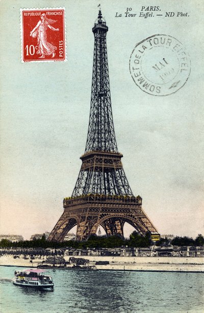 La Torre Eiffel de Unbekannter Künstler