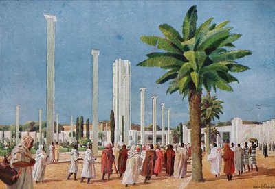 La Puerta de Honor de la Exposición Internacional de Ultramar de París de Unbekannter Künstler