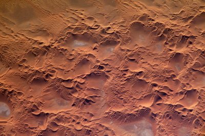 El Erg Issaouane en Argelia desde el espacio, enero de 2005 de Unbekannt