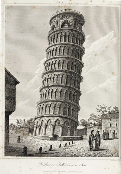 La torre inclinada de Pisa de Unbekannt