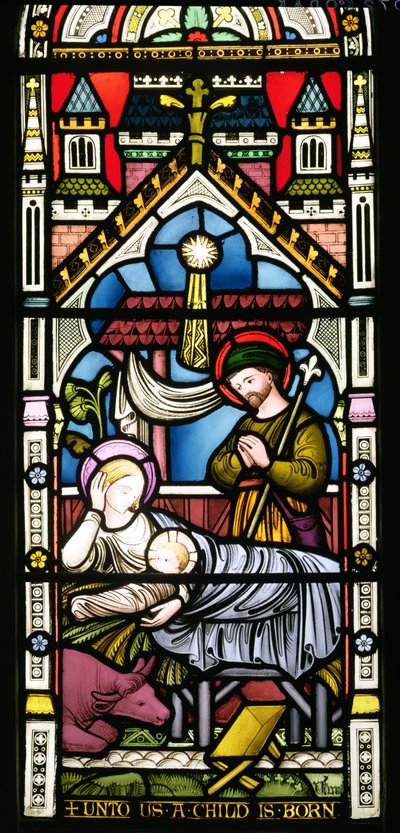 La Natividad, en inglés de Unbekannter Künstler