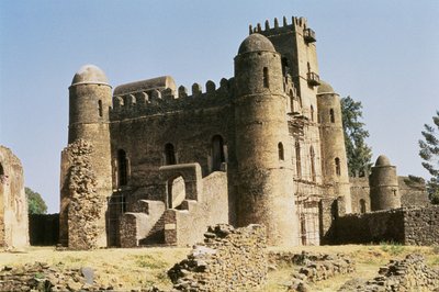 El Palacio del Emperador Fasilidas en el Recinto Real (Fasil Ghebbi) de Unbekannt