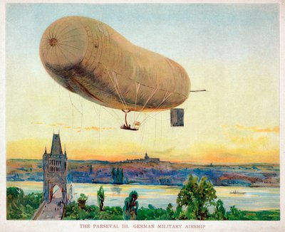 El Parseval III: dirigible militar alemán de Unbekannt