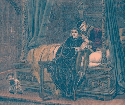 Los Príncipes en la Torre (grabado) de Unbekannter Künstler