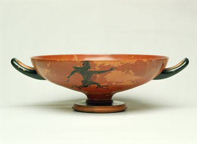 La Persecución de Perseo, kylix de figuras negras áticas hecho por el Maestro Pepaks, 525-520 AC de Unbekannt