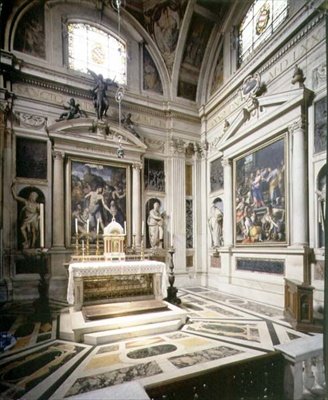 Capilla Salviati vista del altar de Benjamin Baud