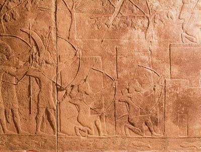 El asedio de Alammu por el ejército de Senaquerib (704-681 a.C.) (detalle) de Unbekannt
