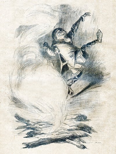 El enano Tracassin. (Ilustración, hacia 1910) de Unbekannter Künstler