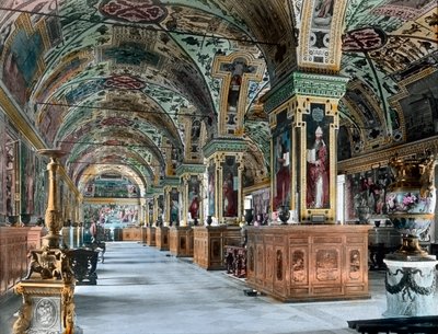 Biblioteca Vaticana de Unbekannter Künstler