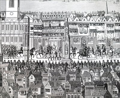 La procesión de coronación del Rey Eduardo VI de Unbekannt