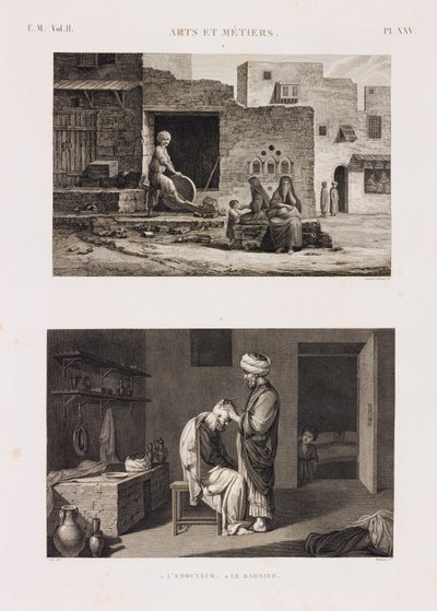 El molinero; El barbero de Unbekannt