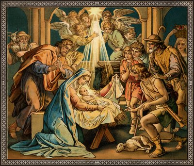 La Natividad - Virgen con el Niño - Nuevo Testamento de Unbekannter Künstler