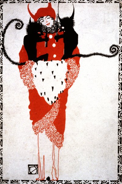 La salvación del diablo, ca. 1919 (postal) de Unbekannter Künstler